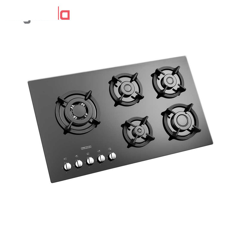 اجاق گاز صفحه ای پنج شعله استیل البرز مدل G-5957i اجاق گاز صفحه ای پنج شعله استیل البرز مدل G-5957i