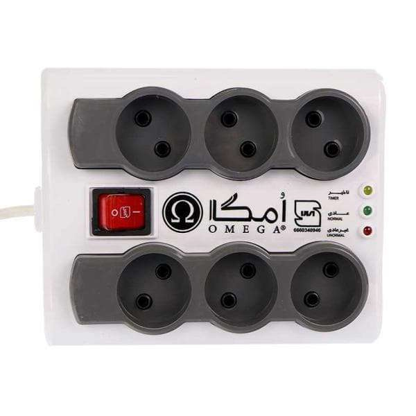 چندراهی برق امگا کد 6-5m طول سیم 5 متر چندراهی برق امگا کد 6-5m طول سیم 5 متر