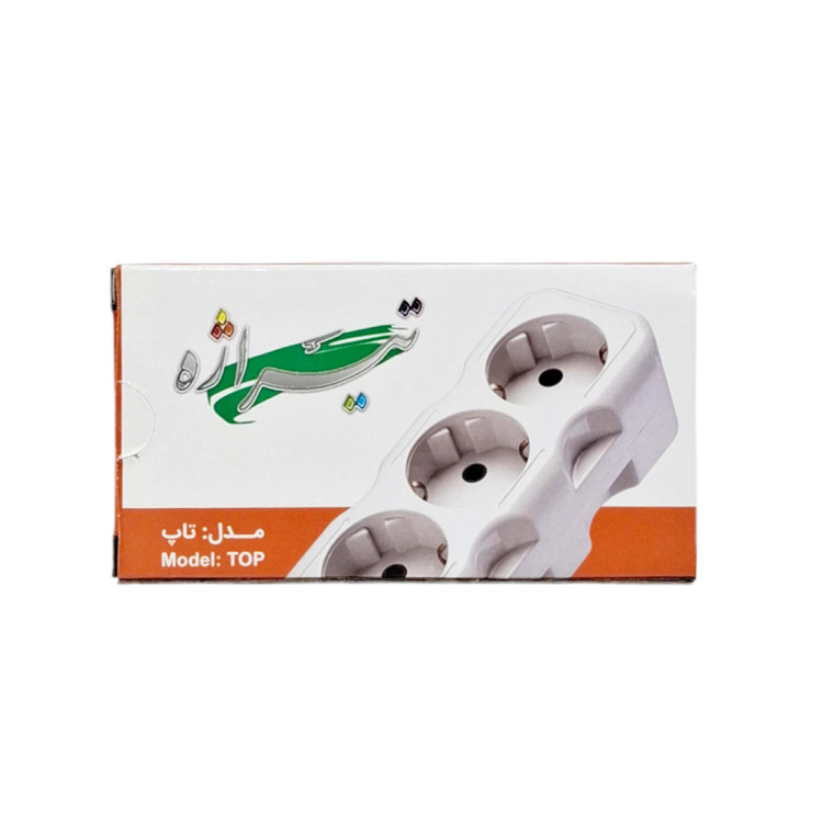 سه راهی برق ارت دار تیراژه مدل تاپ