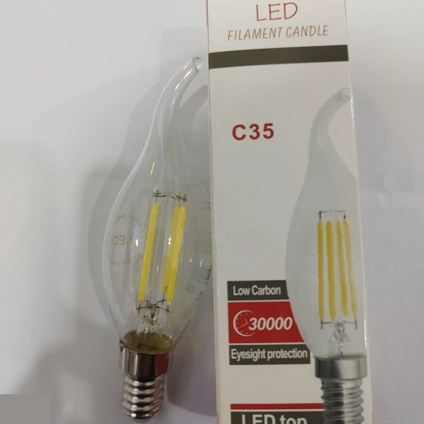 لامپ 6 وات مدل فلامنتی اشکی کد C35 لامپ 6 وات مدل فلامنتی اشکی کد C35