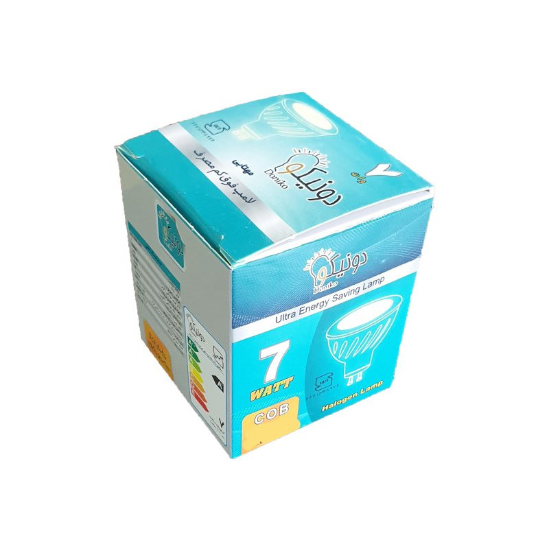 لامپ هالوژن ال ای دی 7 وات دونیکو کد 2088 پایه GU5 بسته 10 عددی لامپ هالوژن ال ای دی 7 وات دونیکو کد 2088 پایه GU5 بسته 10 عددی