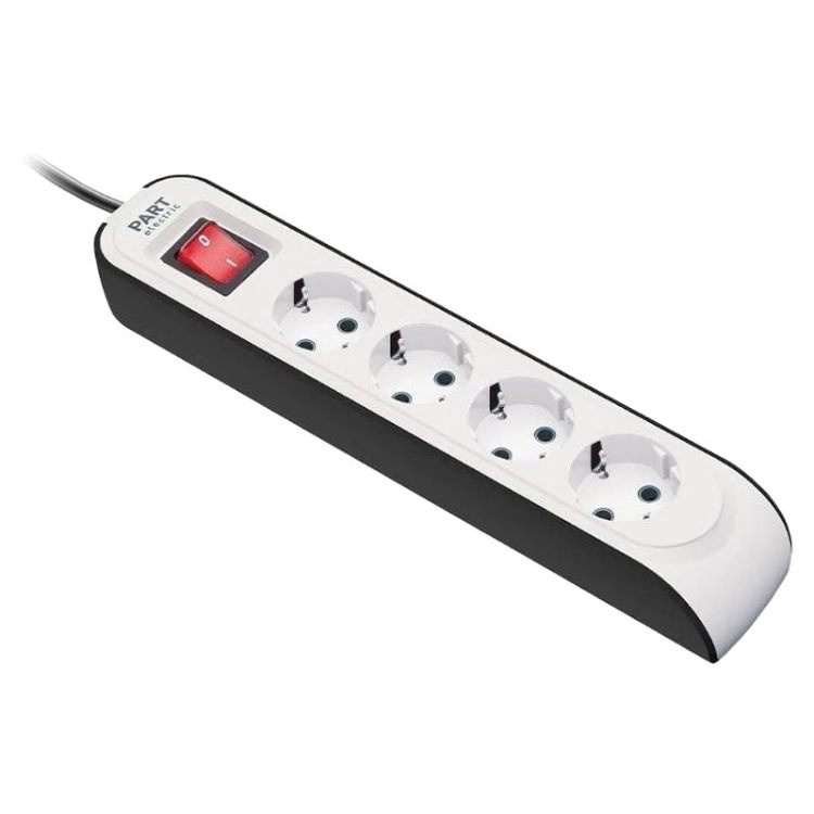 چندراهی برق پارت الکتریک مدل 4 خانه ارت دار کد 8758 طول کابل 3 متر چندراهی برق پارت الکتریک مدل 4 خانه ارت دار کد 8758 طول کابل 3 متر