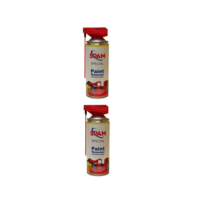 اسپری رنگ بر اسپم مدل paint remover حجم 400 میلی لیتر مجموعه 2 عددی اسپری رنگ بر اسپم مدل paint remover حجم 400 میلی لیتر مجموعه 2 عددی