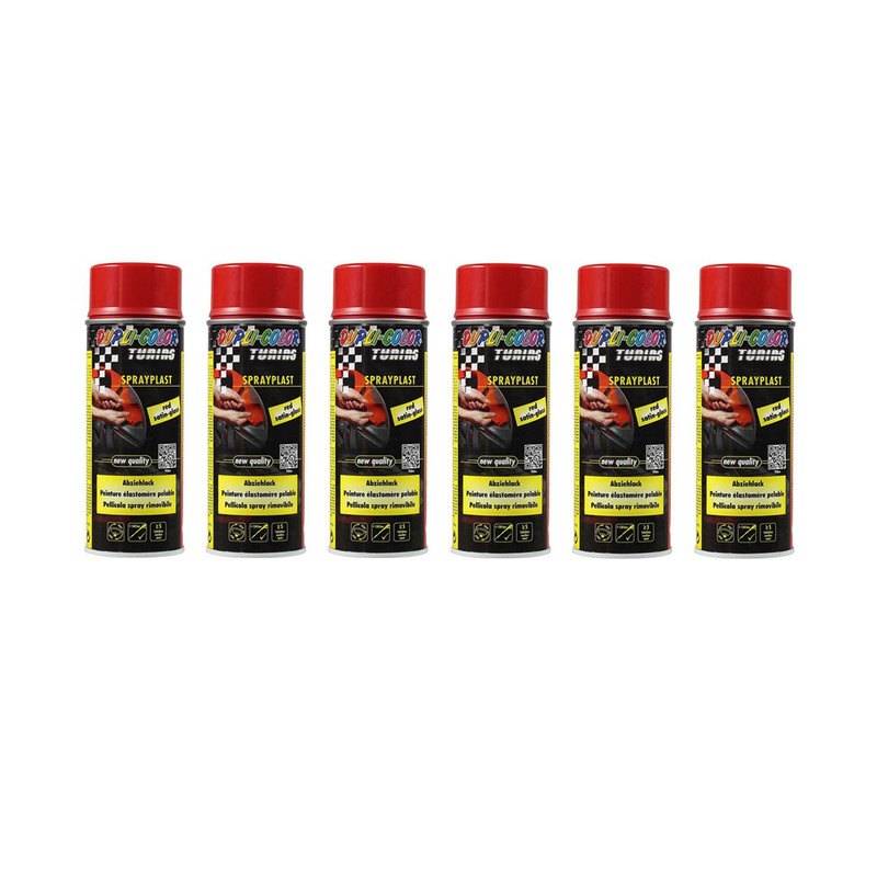 اسپری رنگ رینگ پلاست قرمز دوپلی کالر مدل sprayplast حجم 400 میلی لیتر مجموعه 6 عددی اسپری رنگ رینگ پلاست قرمز دوپلی کالر مدل sprayplast حجم 400 میلی لیتر مجموعه 6 عددی