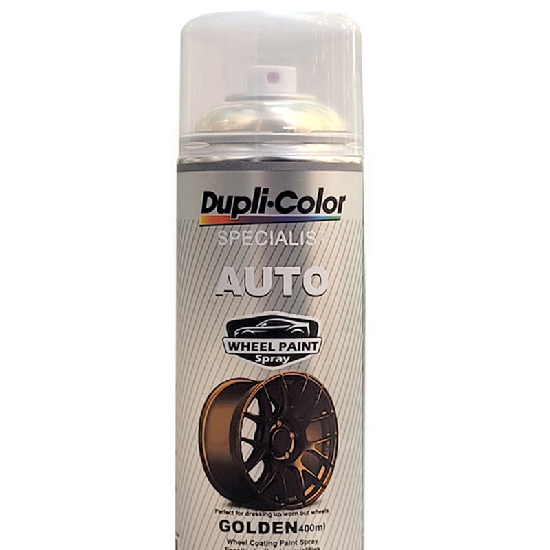 اسپری رنگ رینگ طلایی دوپلی کالر مدل wheel paint حجم 400 میلی لیتر اسپری رنگ رینگ طلایی دوپلی کالر مدل wheel paint حجم 400 میلی لیتر