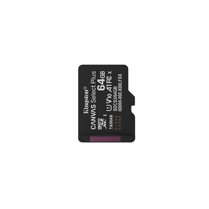 کارت حافظه microSDXC کینگستون مدل CANVAS کلاس 10 استاندارد UHS-I U1 سرعت 100MBps ظرفیت 64 گیگابایت به همراه تبدیل SD کارت حافظه microSDXC کینگستون مدل CANVAS کلاس 10 استاندارد UHS-I U1 سرعت 100MBps ظرفیت 64 گیگابایت به همراه تبدیل SD