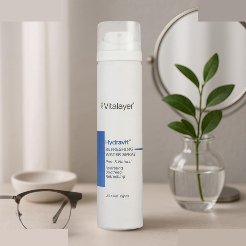 اسپری آبرسان صورت و بدن ویتالیر مدل Hydravit مناسب برای انواع پوست حجم 75 میلی لیتر اسپری آبرسان صورت و بدن ویتالیر مدل Hydravit مناسب برای انواع پوست حجم 75 میلی لیتر