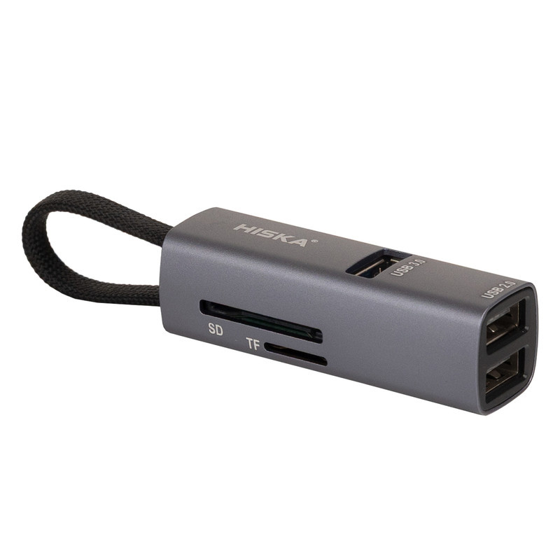 هاب پنج پورت USB-C هیسکا مدل HR-52 هاب پنج پورت USB-C هیسکا مدل HR-52