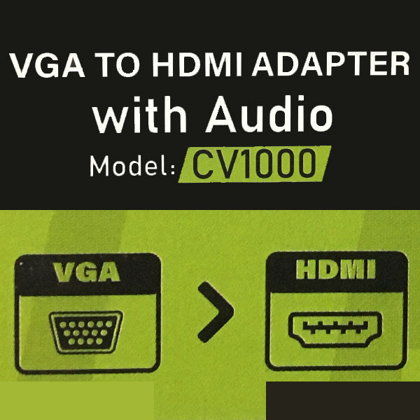 مبدل VGA به HDMI ایلون مدل CV1000 مبدل VGA به HDMI ایلون مدل CV1000