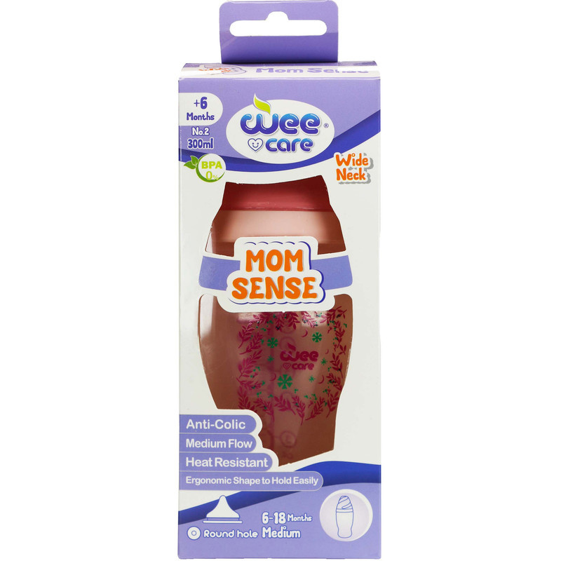 شیشه شیر وی کر مدل Mom Sense کد B324 حجم 300 میلی لیتر شیشه شیر وی کر مدل Mom Sense کد B324 حجم 300 میلی لیتر