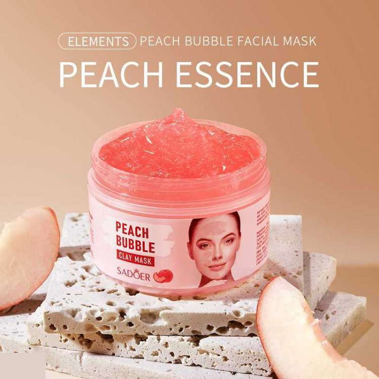 ماسک صورت سادور مدل Peach Bubble وزن 100 گرم