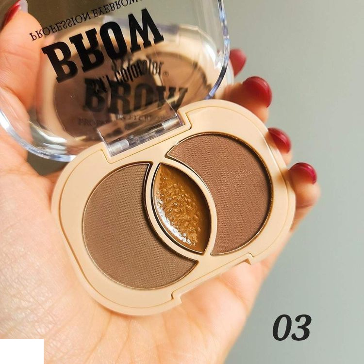 پالت سایه ابرو اس اف آر کالر مدل Brows کد 03 پالت سایه ابرو اس اف آر کالر مدل Brows کد 03