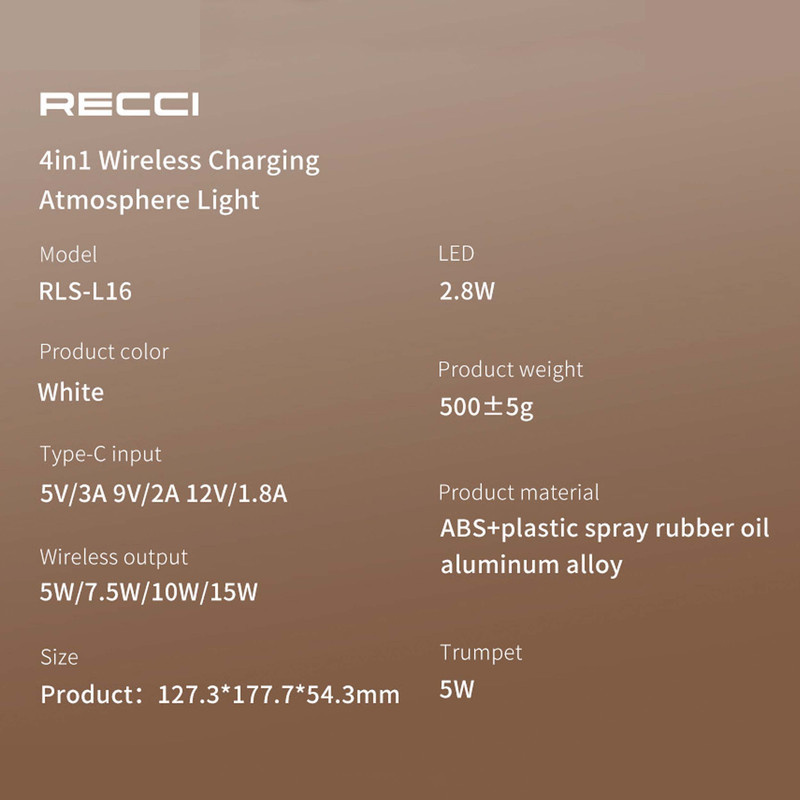 شارژر بی سیم رسی مدل RLS-L16 شارژر بی سیم رسی مدل RLS-L16