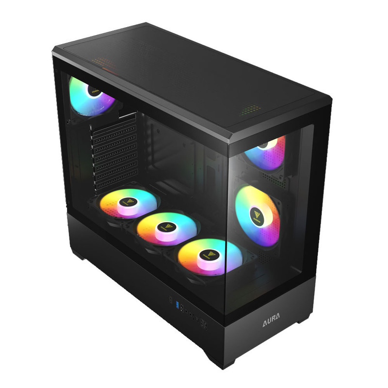 کیس کامپیوتر گیمینگ گیم دیاس مدل AURA GC106 کیس کامپیوتر گیمینگ گیم دیاس مدل AURA GC106