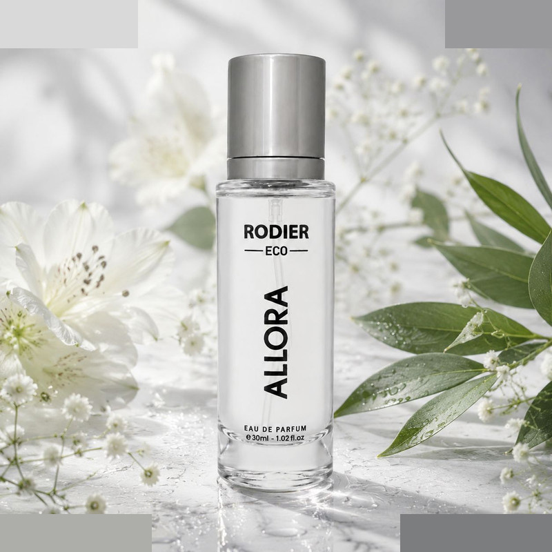 عطر جیبی مردانه رودیر مدل Allora با رایحه شیرین و مرکباتی