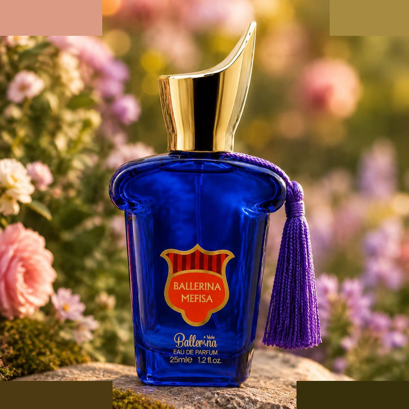 عطر جیبی مردانه بالرینا مدل Mefisa با رایحه تند و مرکباتی عطر جیبی مردانه بالرینا مدل Mefisa با رایحه تند و مرکباتی