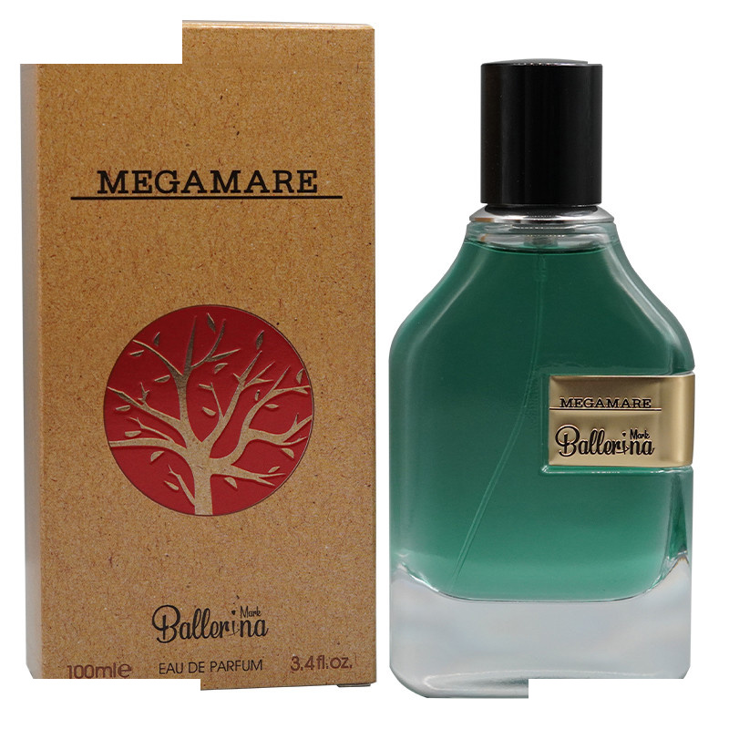 ادوپرفیوم بالرینا مدل مگاماره MEGAMARE با رایحه خنک، تلخ ادوپرفیوم بالرینا مدل مگاماره MEGAMARE با رایحه خنک، تلخ