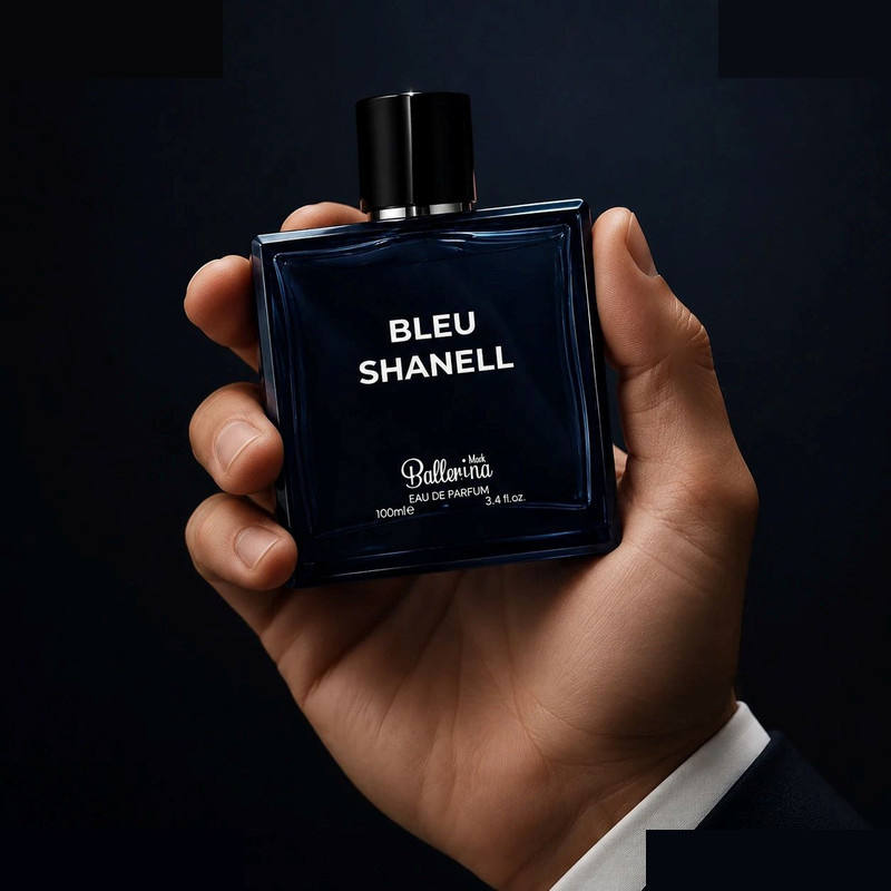 ادوپرفیوم مردانه بالرینا مدل BLEU SHANELL با رایحه خنک ادوپرفیوم مردانه بالرینا مدل BLEU SHANELL با رایحه خنک