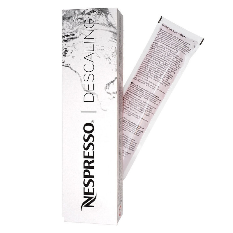 مایع تمیزکننده قهوه ساز نسپرسو مدل Descaling kit حجم 100 میلی لیتر بسته دو عددی مایع تمیزکننده قهوه ساز نسپرسو مدل Descaling kit حجم 100 میلی لیتر بسته دو عددی