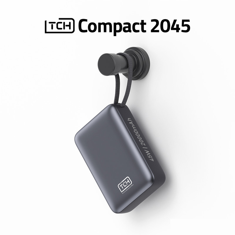 پاوربانک 45 وات تی سی اچ مدل Compact 2045 ظرفیت 20000 میلیآمپرساعت پاوربانک 45 وات تی سی اچ مدل Compact 2045 ظرفیت 20000 میلیآمپرساعت