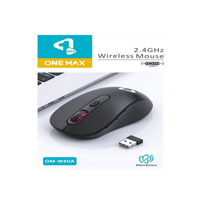 ماوس بی سیم وان مکس مدل OM-W80A ماوس بی سیم وان مکس مدل OM-W80A