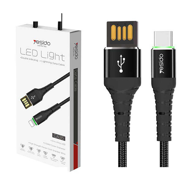 کابل تبدیل USB به microUSB یسیدو مدل CA35 طول 1 متر کابل تبدیل USB به microUSB یسیدو مدل CA35 طول 1 متر