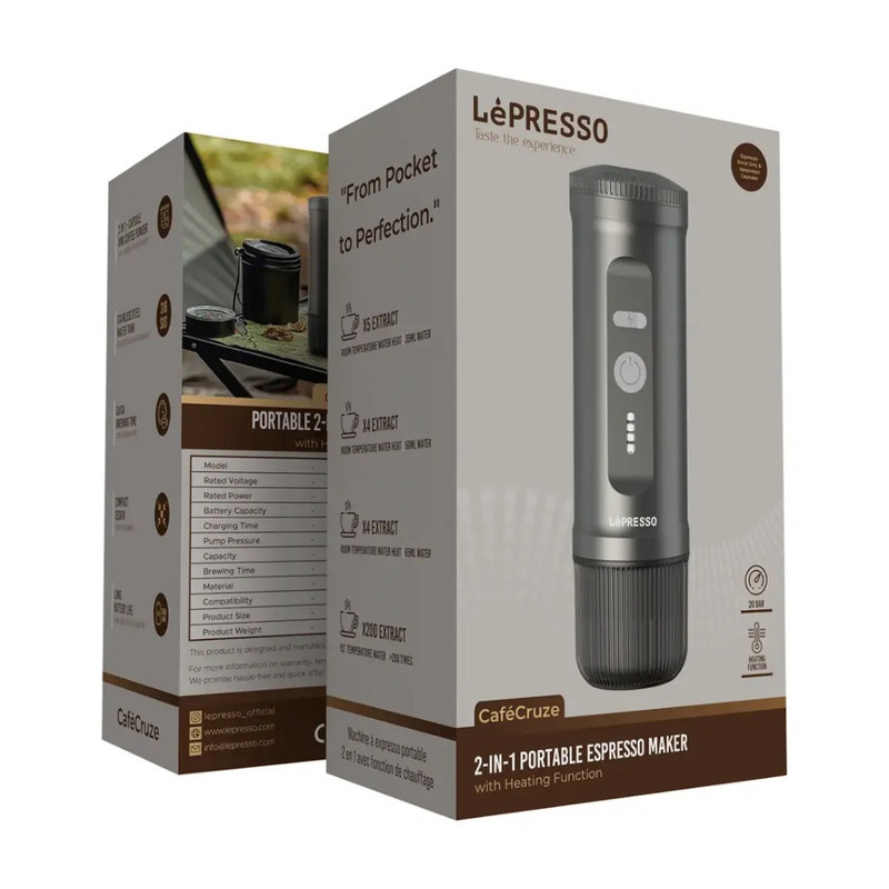 اسپرسوساز سفری لپرسو مدل Portable 2-in-1 اسپرسوساز سفری لپرسو مدل Portable 2-in-1