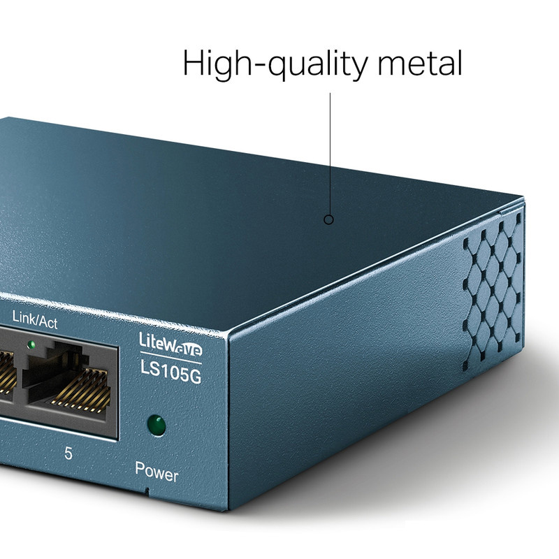 سوئیچ شبکه 5 پورت تی پی-لینک مدل LS105G سوئیچ شبکه 5 پورت تی پی-لینک مدل LS105G