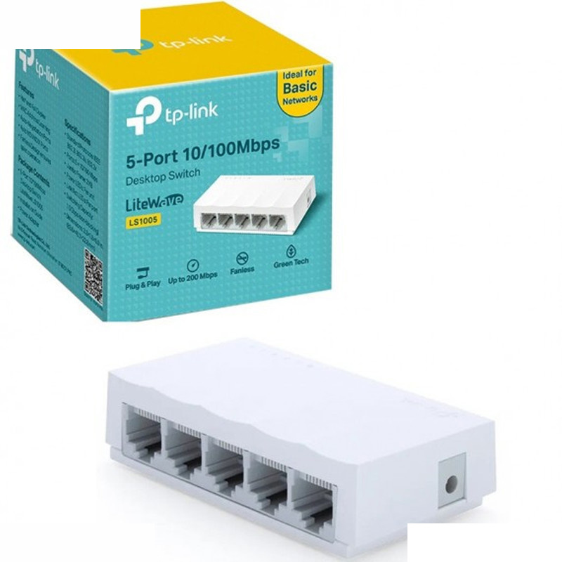 سوییچ 5 پورت تی پی-لینک مدل LS-1005 سوییچ 5 پورت تی پی-لینک مدل LS-1005