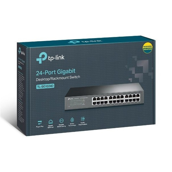 سوییچ 24 پورت تی پی لینک مدل TL-SG1024D V9 سوییچ 24 پورت تی پی لینک مدل TL-SG1024D V9