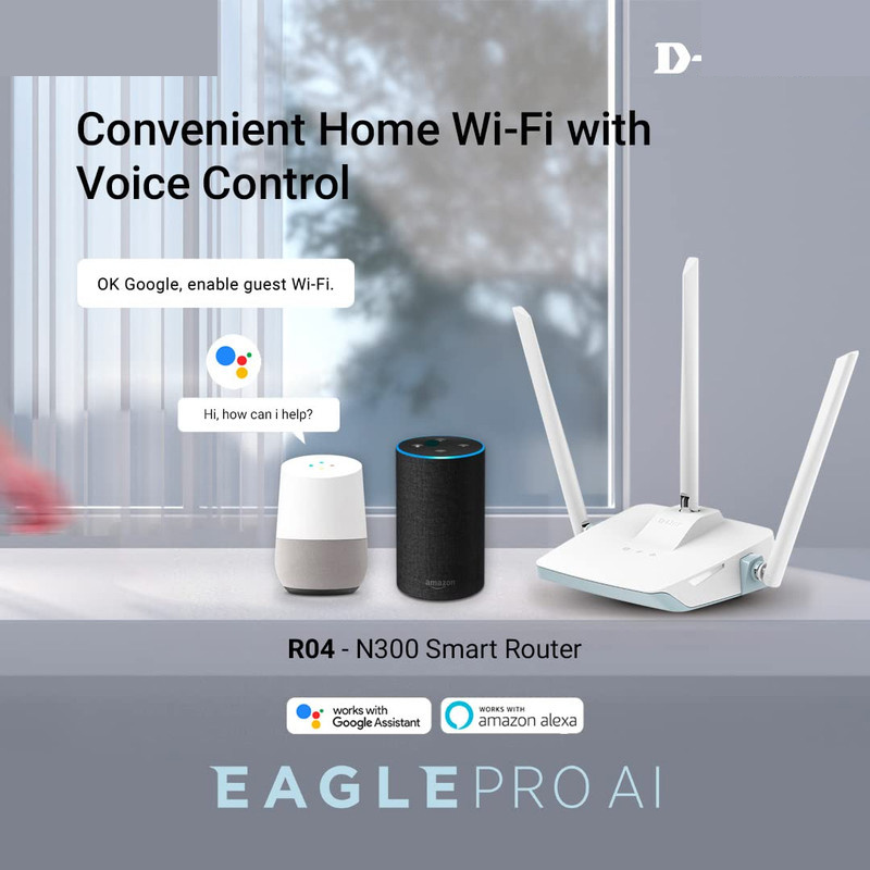 روتر بیسیم دی-لینک مدل R04 N300 Eagle PRO AI روتر بیسیم دی-لینک مدل R04 N300 Eagle PRO AI