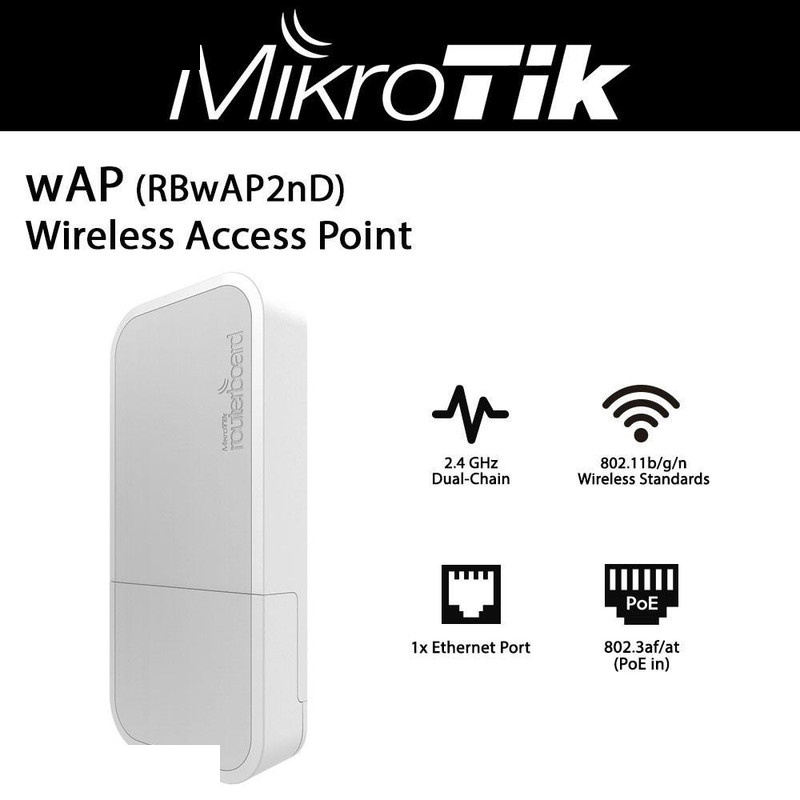 روتر بیسیم میکروتیک مدل RBwAP2nD wAP روتر بیسیم میکروتیک مدل RBwAP2nD wAP