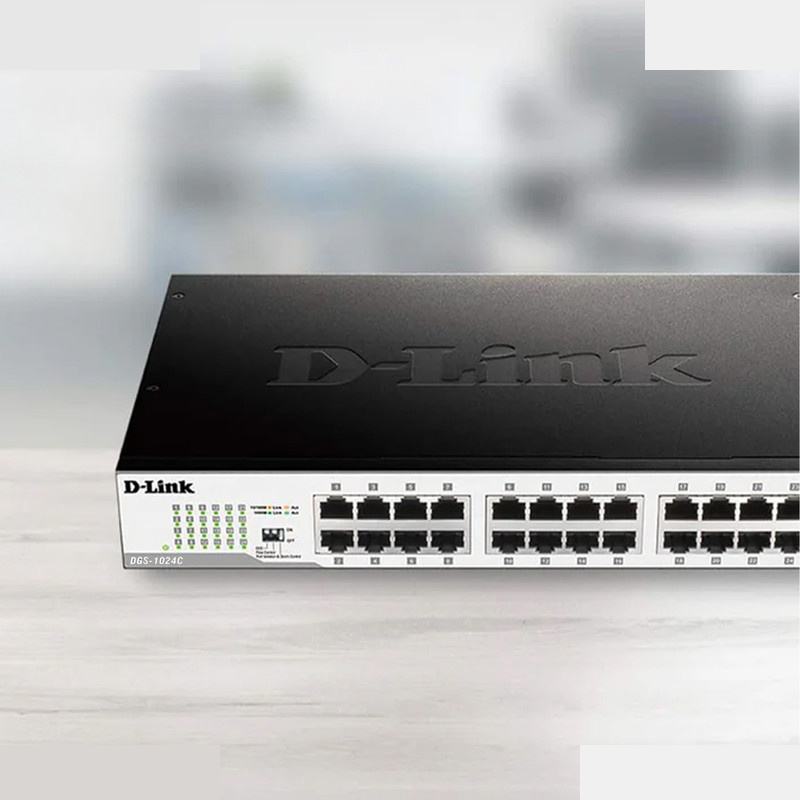 سوییچ 24 پورت دی-لینک مدل DGS-1024C سوییچ 24 پورت دی-لینک مدل DGS-1024C