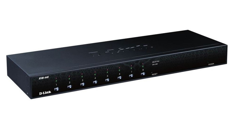 سوییچ 8 پورت KVM دی-لینک مدل KVM-440