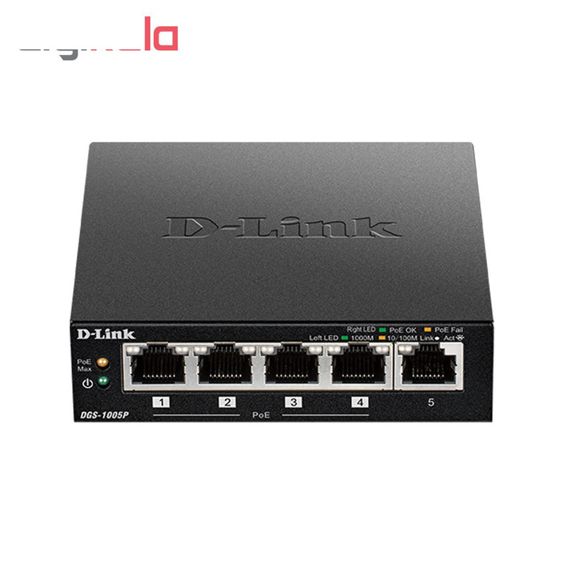 سوییچ 5 پورت دی-لینک مدل DGS-1005P سوییچ 5 پورت دی-لینک مدل DGS-1005P