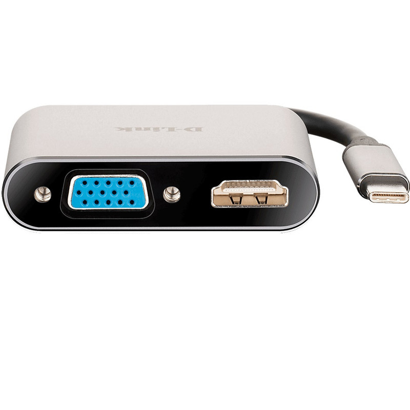مبدل USB-C به VGA/HDMI دی-لینک مدل DUB-V210 مبدل USB-C به VGA/HDMI دی-لینک مدل DUB-V210