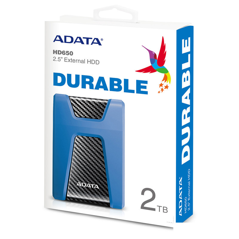 هارد اکسترنال ای دیتا مدل HD650 ظرفیت دو ترابایت دارای رابط USB Type-A 3.2 هارد اکسترنال ای دیتا مدل HD650 ظرفیت دو ترابایت دارای رابط USB Type-A 3.2