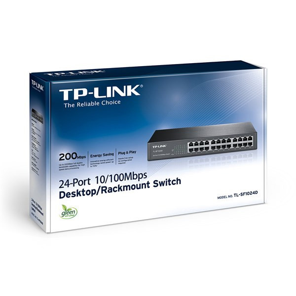 سوییچ 24 پورت مگابیتی و رکمونت تی پی-لینک مدل TL-SF1024D سوییچ 24 پورت مگابیتی و رکمونت تی پی-لینک مدل TL-SF1024D