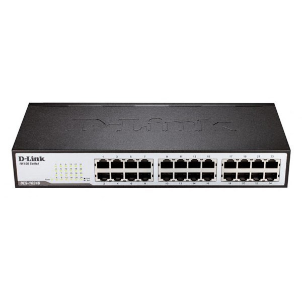 سوییچ 24 پورت غیر مدیریتی و دسکتاپ دی-لینک مدل DES-1024D سوییچ 24 پورت غیر مدیریتی و دسکتاپ دی-لینک مدل DES-1024D