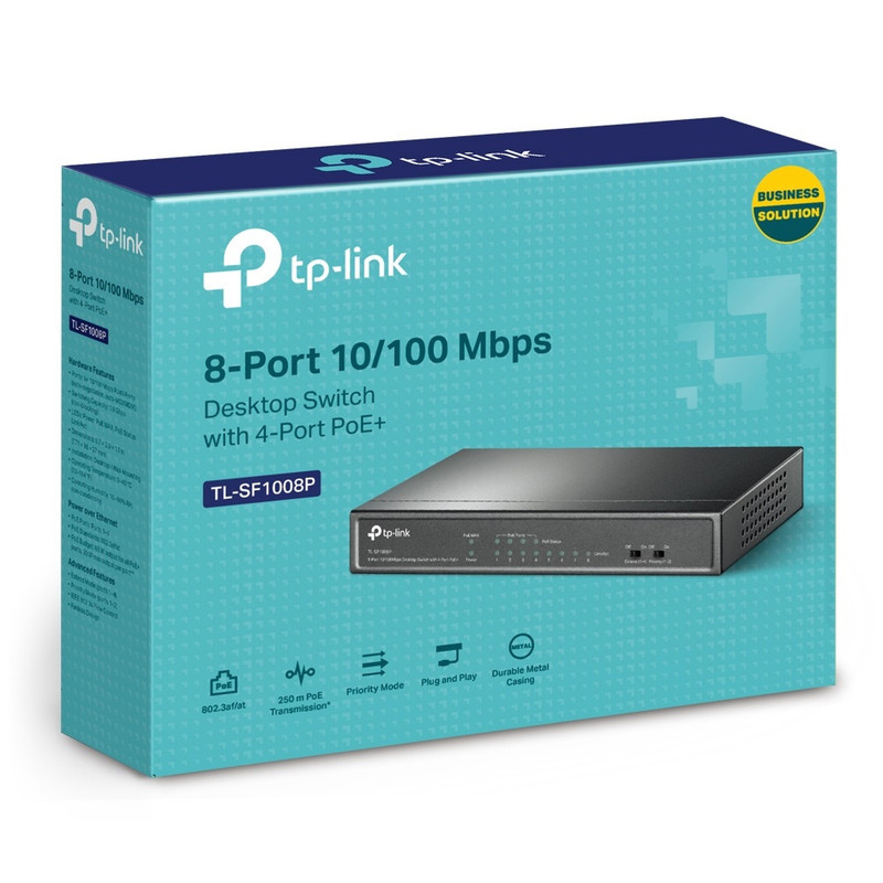 سوییچ هشت پورت تیپی-لینک مدل TL-SF1008P سوییچ هشت پورت تیپی-لینک مدل TL-SF1008P
