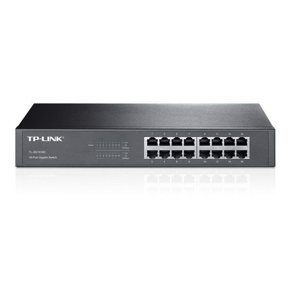 سوییچ 16 پورت گیگابیتی تی پی-لینک مدل TL-SG1016D سوییچ 16 پورت گیگابیتی تی پی-لینک مدل TL-SG1016D