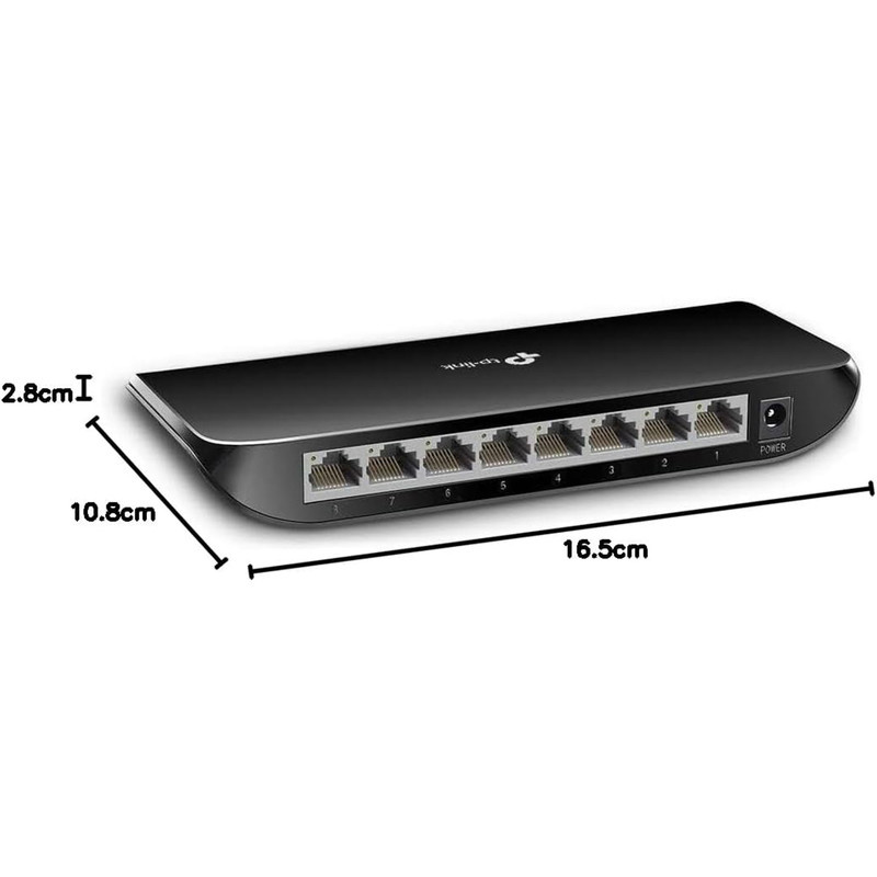 سوییچ 8 پورت گیگابیتی تی پی-لینک مدل TL-SG1008D سوییچ 8 پورت گیگابیتی تی پی-لینک مدل TL-SG1008D