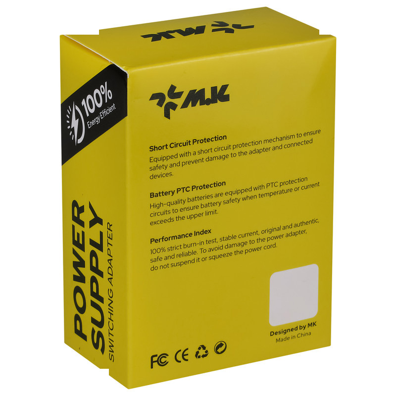 آداپتور برق 9 ولت 2 آمپر مدل M.K مناسب برای دوبین مدار بسته و مودم آداپتور برق 9 ولت 2 آمپر مدل M.K مناسب برای دوبین مدار بسته و مودم