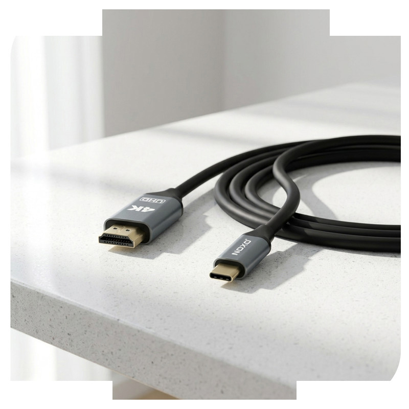 کابل تبدیل USB‑C به HDMI نوکسو مدل HDMI‑N2 طول 2 متر کابل تبدیل USB‑C به HDMI نوکسو مدل HDMI‑N2 طول 2 متر