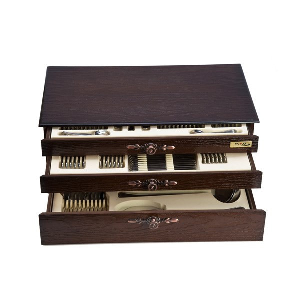 سرویس قاشق و چنگال 116 پارچه ناب استیل مدل Venice سرویس قاشق و چنگال 116 پارچه ناب استیل مدل Venice