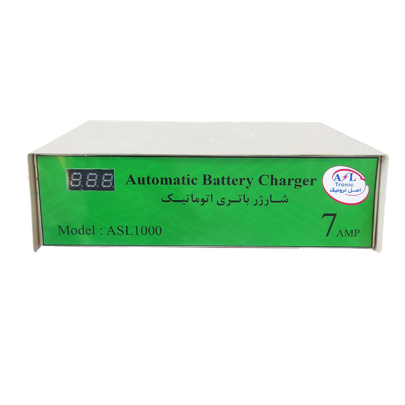 شارژر باتری7 آمپر اصل ترونیک مدل ASL1000 شارژر باتری7 آمپر اصل ترونیک مدل ASL1000