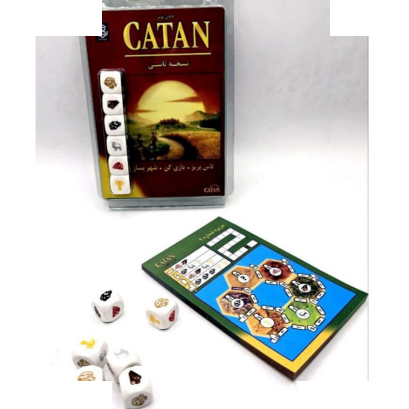بازی فکری کاتان مدل مهاجران نسخه تاسی Catan Dice Game بازی فکری کاتان مدل مهاجران نسخه تاسی Catan Dice Game