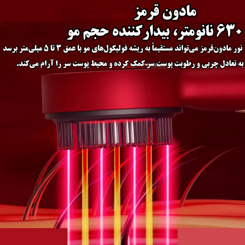 ماساژور برقی سر مدل YKD‑123B ماساژور برقی سر مدل YKD‑123B