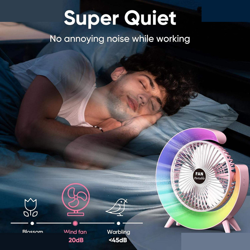 پنکه شارژی مدل Desktop Fan پنکه شارژی مدل Desktop Fan