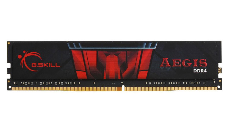 رم دسکتاپ DDR4 تک کاناله 2400 مگاهرتز CL15 جی اسکیل مدل Aegis ظرفیت 4 گیگابایت رم دسکتاپ DDR4 تک کاناله 2400 مگاهرتز CL15 جی اسکیل مدل Aegis ظرفیت 4 گیگابایت